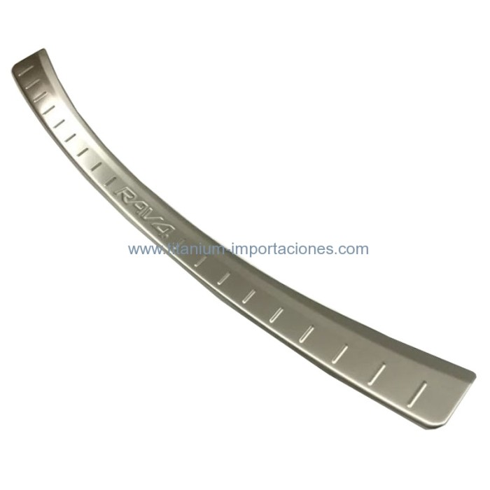 PROTECTOR METALICO CROMADO DE PARACHOQUE TRASERO